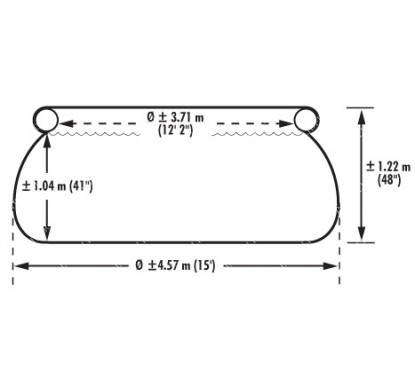Надувной бассейн Easy Set 457x122 Intex 28168