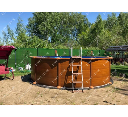 GRE558-1 Морозоустойчивый бассейн GRE 550х132 см (полная комплектация)